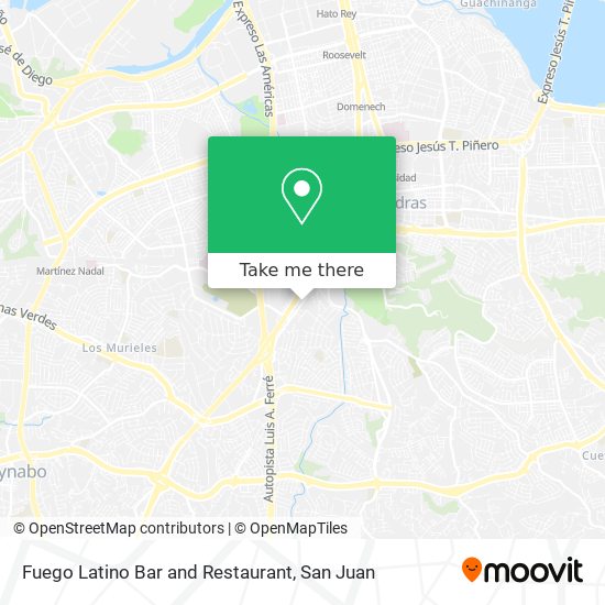 Fuego Latino Bar and Restaurant map