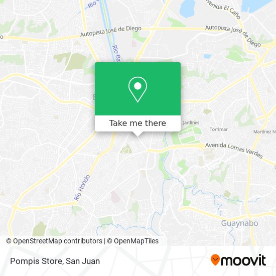 Pompis Store map