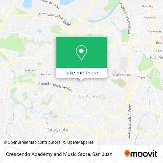 Crescendo Academy and Music Store map