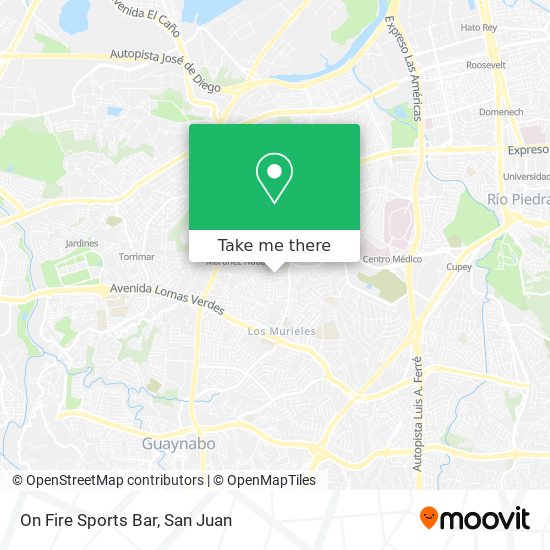 On Fire Sports Bar map