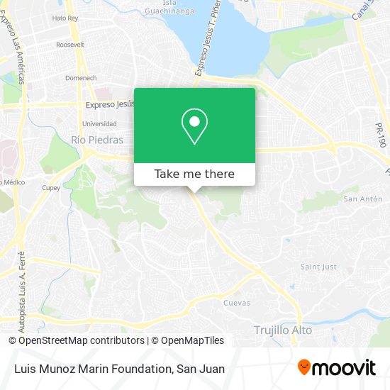 Luis Munoz Marin Foundation map