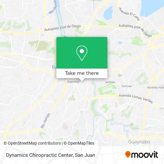 Dynamics Chiropractic Center map