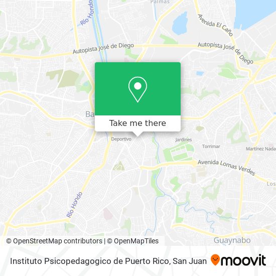 Instituto Psicopedagogico de Puerto Rico map