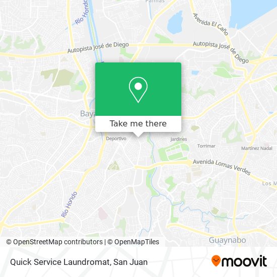 Quick Service Laundromat map