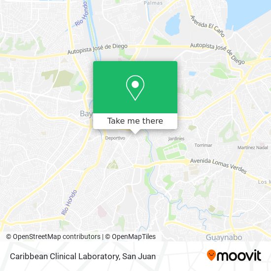 Caribbean Clinical Laboratory map