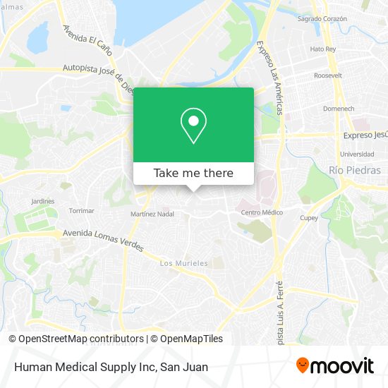 Human Medical Supply Inc map