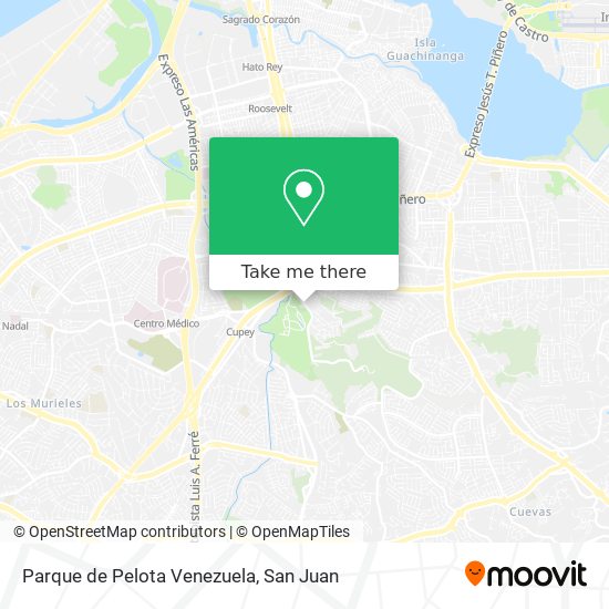 Parque de Pelota Venezuela map