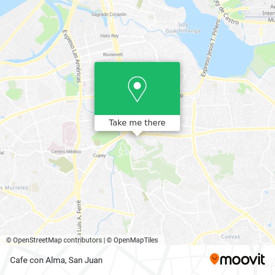 Cafe con Alma map