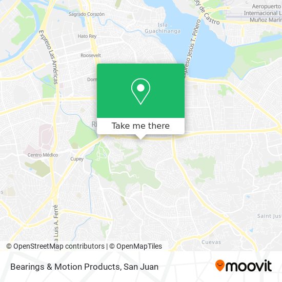 Mapa de Bearings & Motion Products