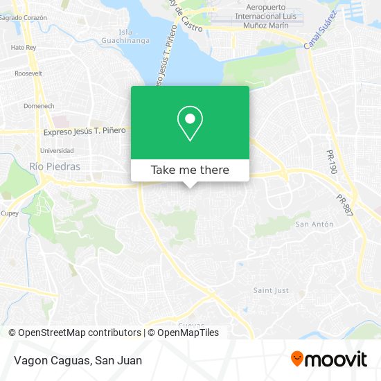 Vagon Caguas map