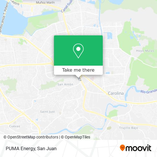 Mapa de PUMA Energy