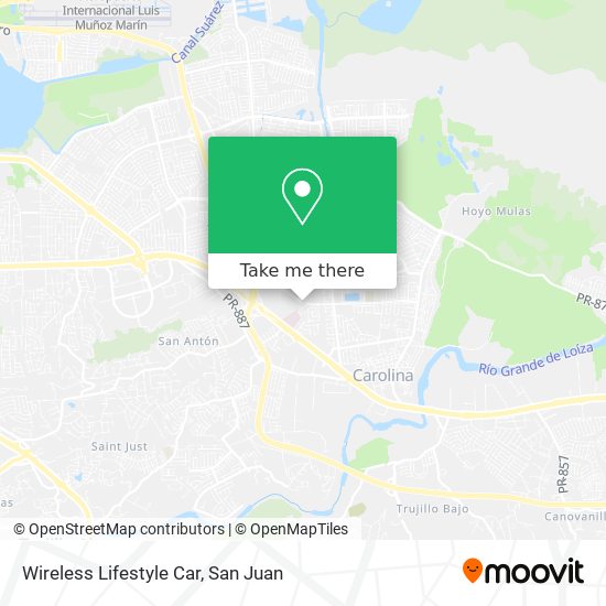 Wireless Lifestyle Car map