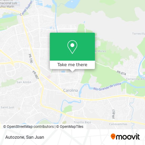 Autozone map