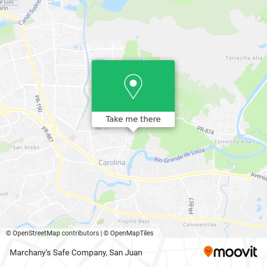 Marchany's Safe Company map