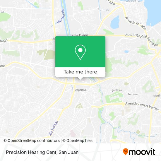 Mapa de Precision Hearing Cent