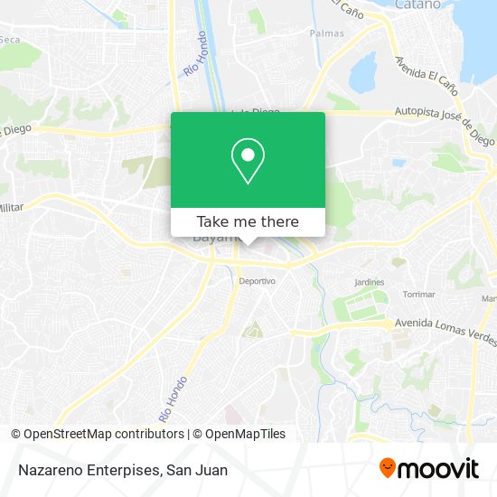 Nazareno Enterpises map