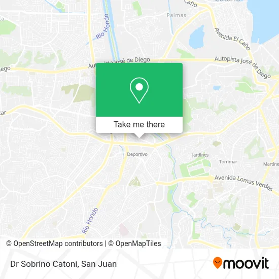Dr Sobrino Catoni map