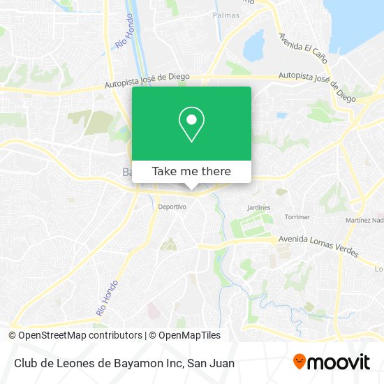 Club de Leones de Bayamon Inc map