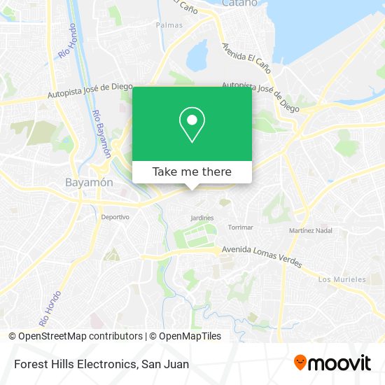 Forest Hills Electronics map