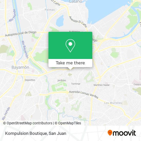 Kompulsion Boutique map