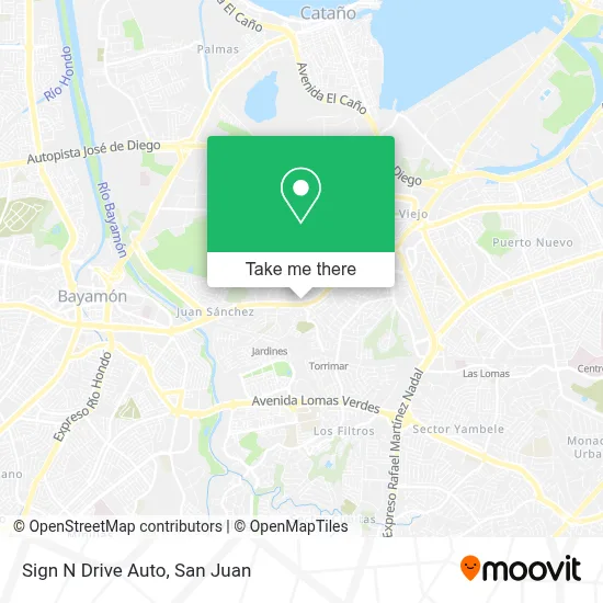 Sign N Drive Auto map