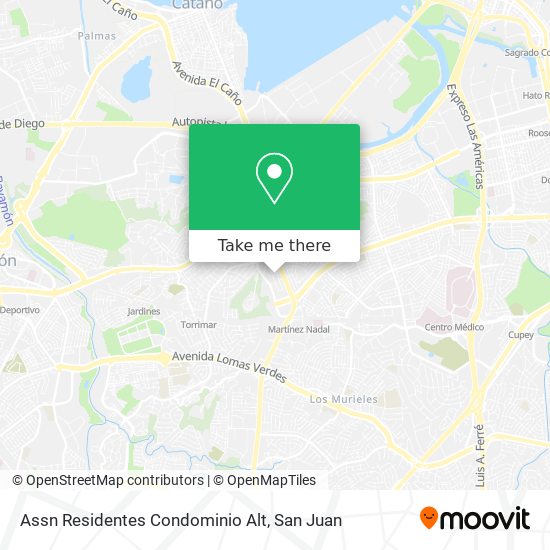 Assn Residentes Condominio Alt map