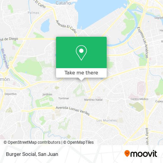 Burger Social map