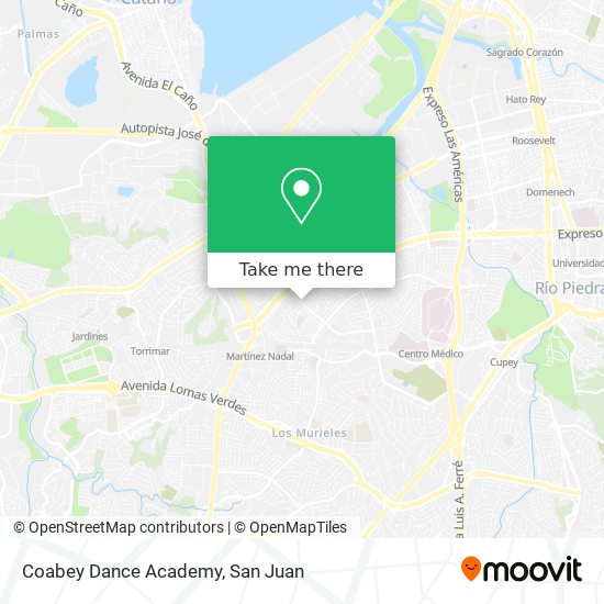 Coabey Dance Academy map