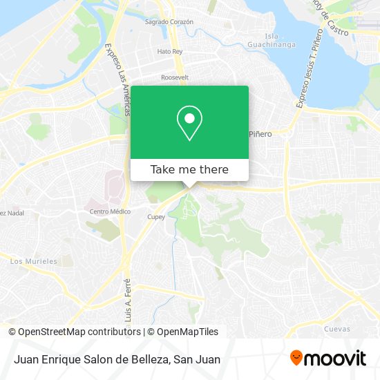 Juan Enrique Salon de Belleza map