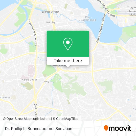 Dr. Phillip L. Bonneaux, md map