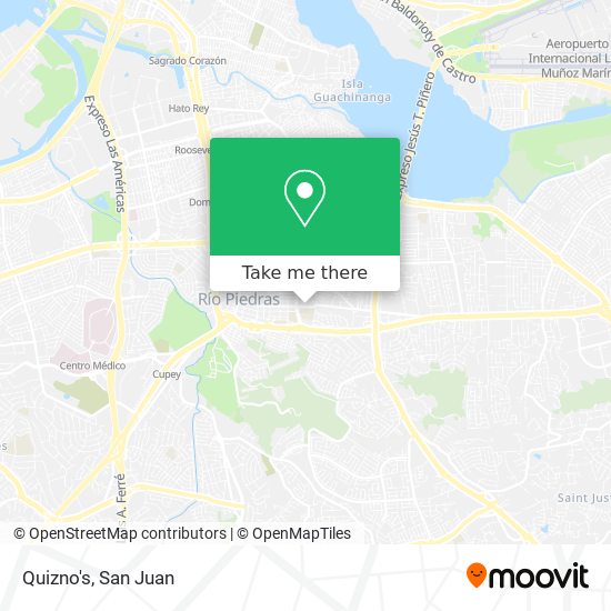 Quizno's map