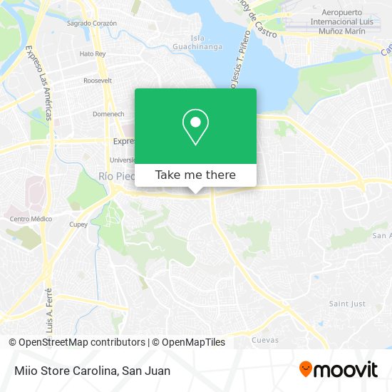 Miio Store Carolina map