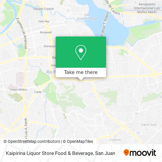 Kaipirina Liquor Store Food & Beverage map