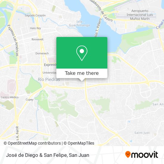 José de Diego & San Felipe map