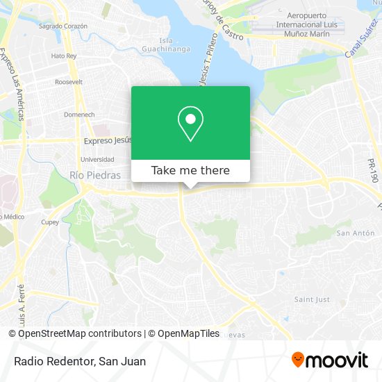 Radio Redentor map
