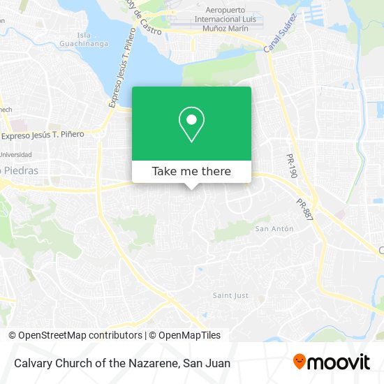 Calvary Church of the Nazarene map