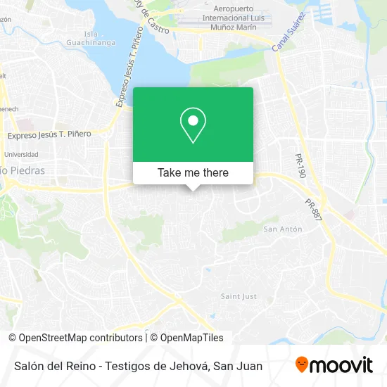 Salón del Reino - Testigos de Jehová map