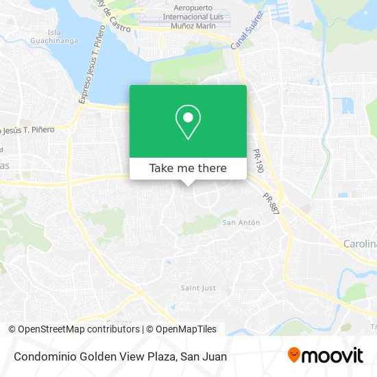 Condominio Golden View Plaza map