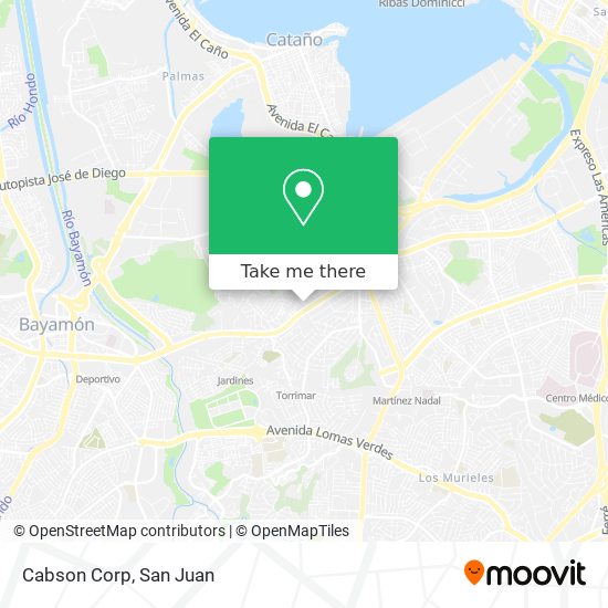 Mapa de Cabson Corp