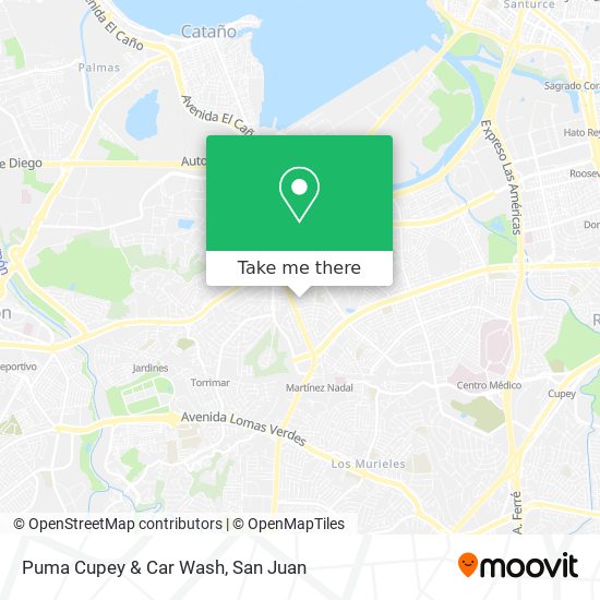 Puma Cupey & Car Wash map