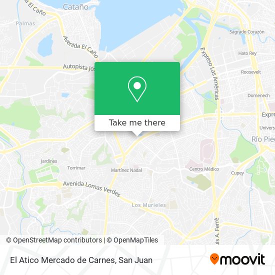 El Atico Mercado de Carnes map