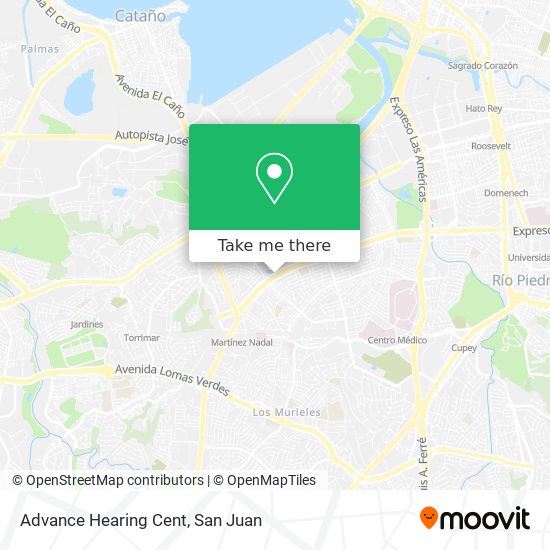 Advance Hearing Cent map
