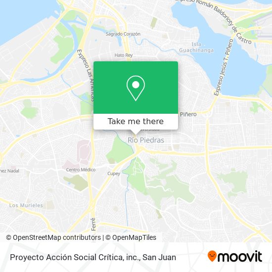 Mapa de Proyecto Acción Social Crítica, inc.