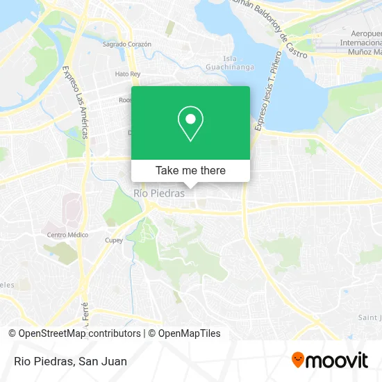 Rio Piedras map