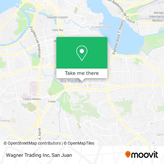 Wagner Trading Inc map