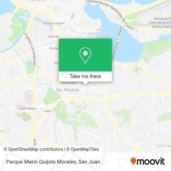 Mapa de Parque Mario Quijote Morales