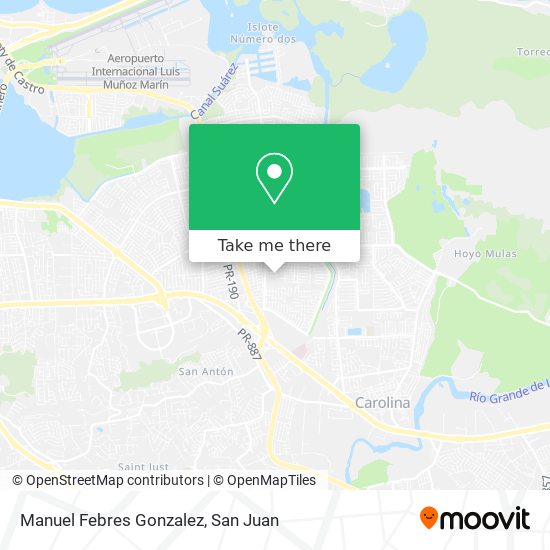 Manuel Febres Gonzalez map