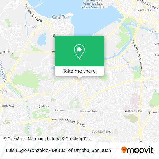 Mapa de Luis Lugo Gonzalez - Mutual of Omaha