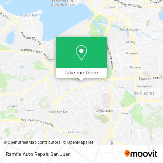 Ramfis Auto Repair map