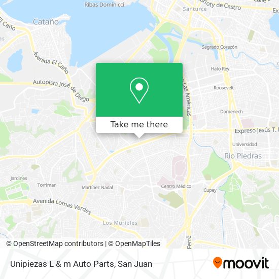 Mapa de Unipiezas L & m Auto Parts